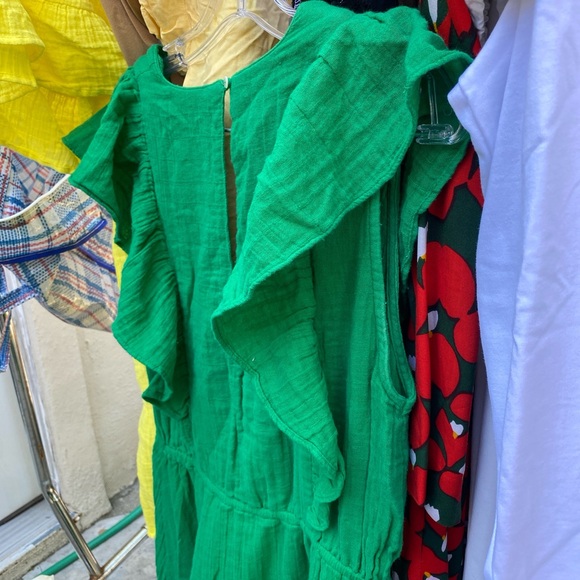 Anaak cotton gauze ruffle dress - Picture 6 of 8